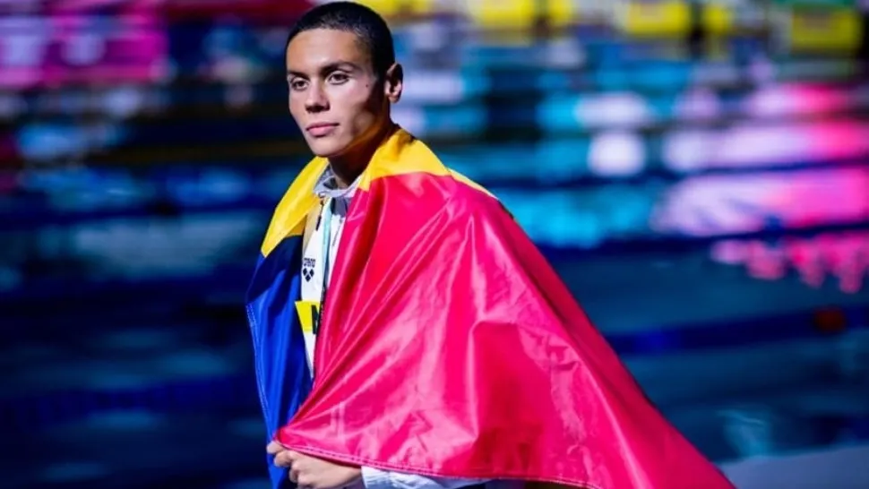 David Popovici a câștigat aurul la 100 m liber la Trofeul Settecolli