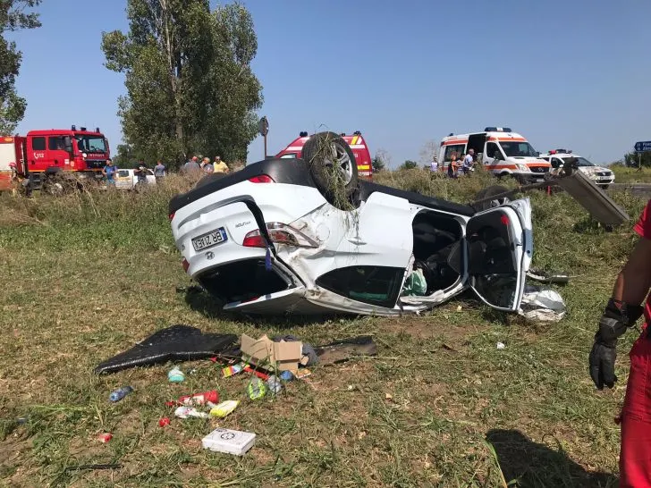 VIDEO/ FOTO O femeie a decedat într-un accident petrecut pe DN1D la intersecția Fulga - Drăgănești