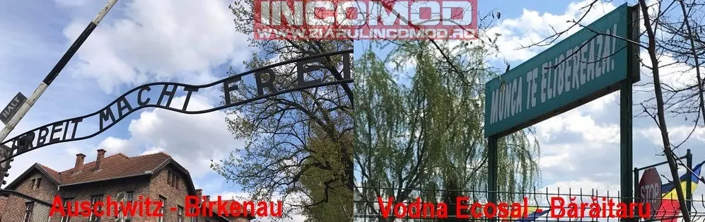 Mesajul de la Auschwitz, reprodus în Prahova, de o societate e stat- ”Munca te eliberează!” | VIDEO