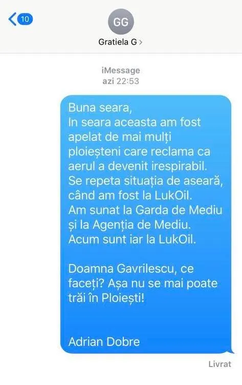 VIDEO Primarul Dobre, vizită inopinată la Lukoil:Dacă nu se rezolvă, sunt dispus să-mi instalez cortul în faţa rafinăriei