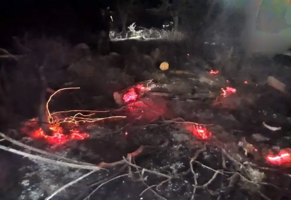 Zeci de incendii de vegetaţie uscată, stinse, în ultimele 24 de ore, de pompierii prahoveni