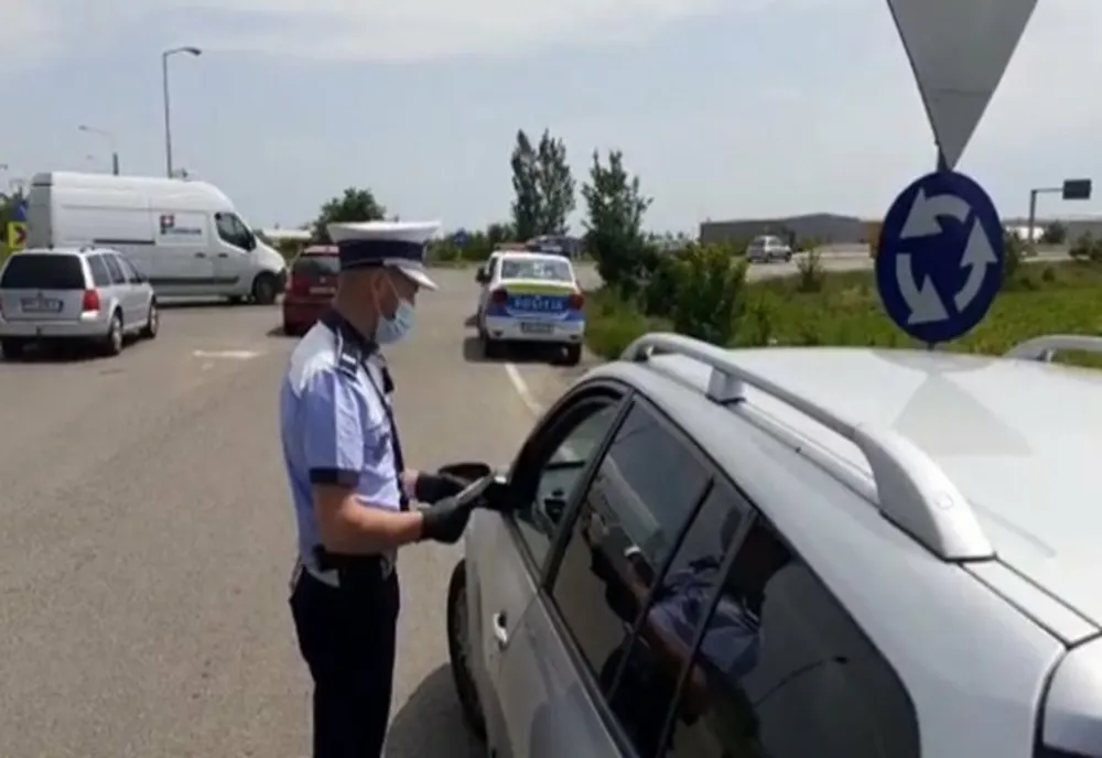 Acțiune a Poliției pe DN 1 și în mai multe localități din Prahova 
