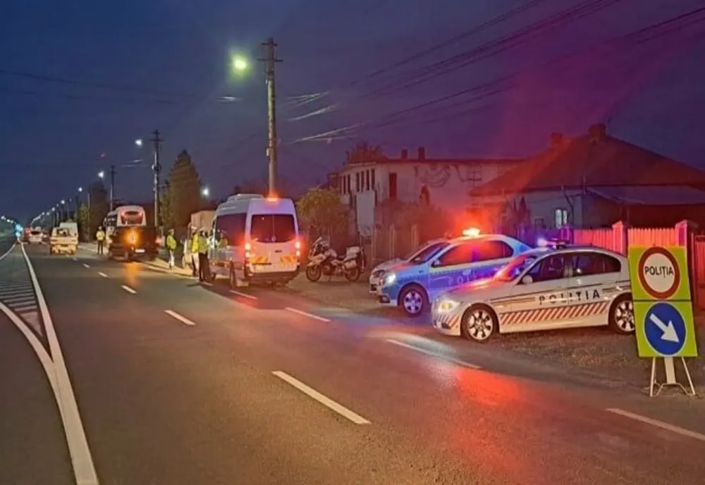 Prahova. Acţiune de amploare pe DN1 a polițiştilor rutieri la transportatori