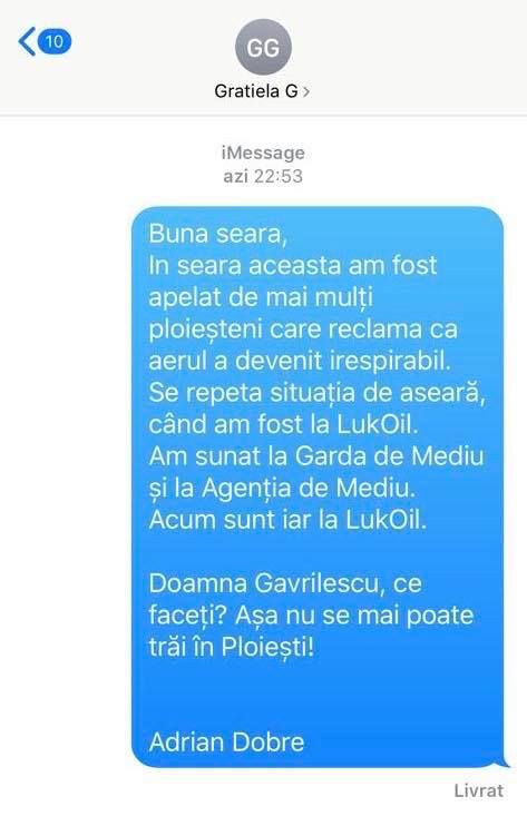 VIDEO Primarul Dobre, vizită inopinată la Lukoil:Dacă nu se rezolvă, sunt dispus să-mi instalez cortul în faţa rafinăriei