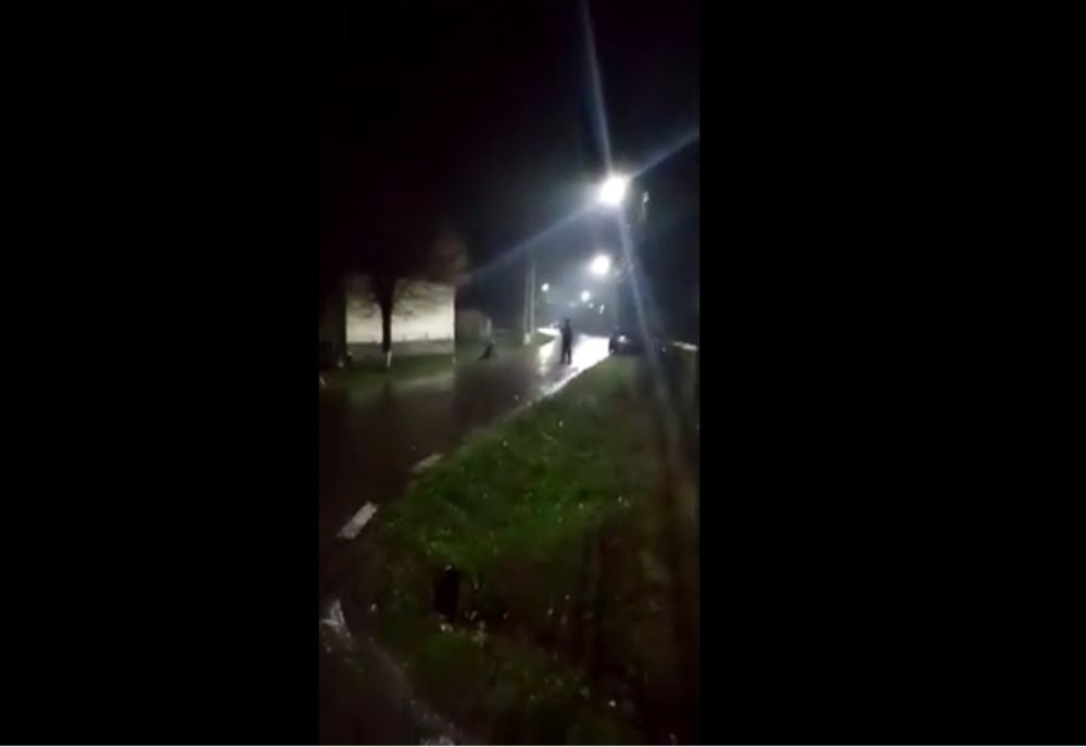 VIDEO| Momentul în care polițistul din Provița îl împușcă pe bărbatul recalcitrant