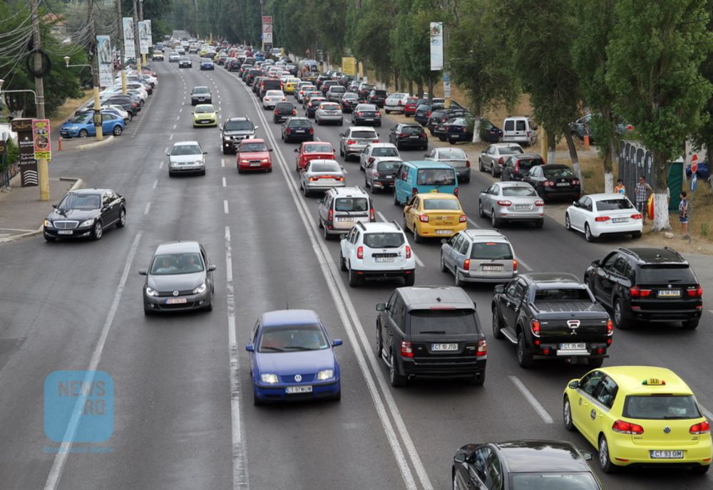 Trafic intens pe DN1, pe Valea Prahovei