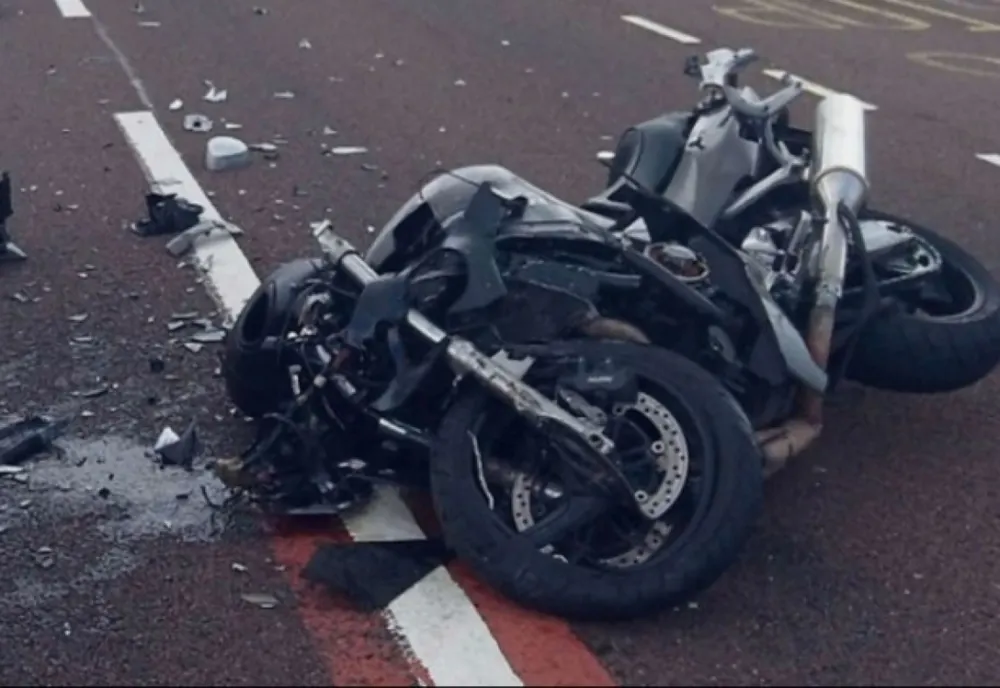 Accident pe DN 1, la Sinaia, între două motociclete