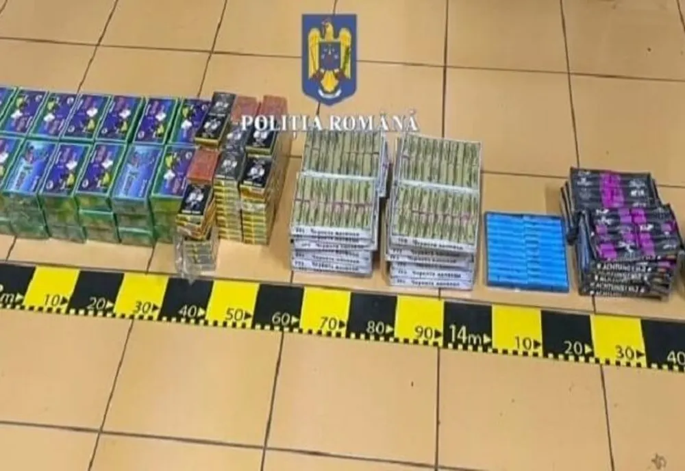 Percheziții în Ploiești și Bărcănești. Peste 100 kg de artificii, pregătite să fie vândute ilegal