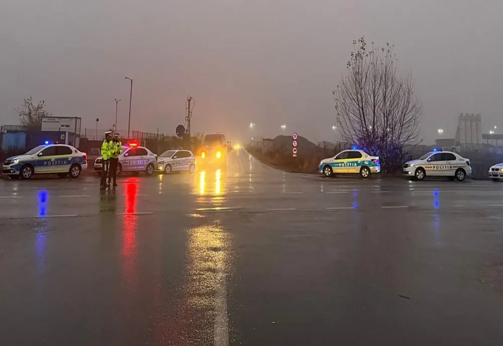 Prahova. Acțiune tip Blitz pe DN1A, intersecție cu DJ 140