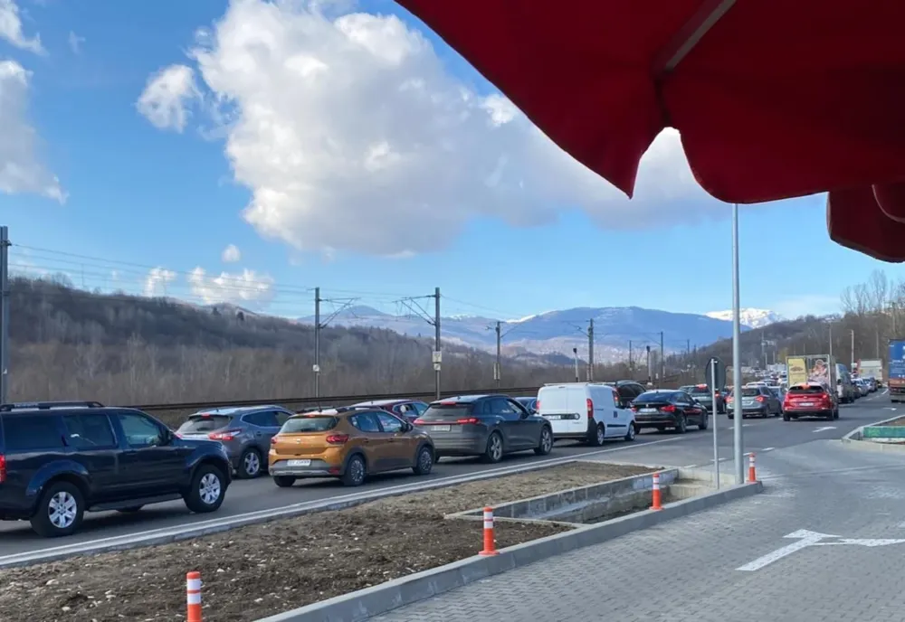 Coloane de mașini pe DN1, în Prahova