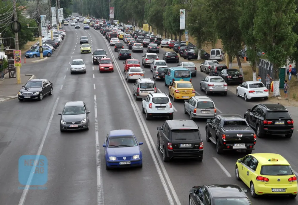 Trafic intens pe DN1, pe Valea Prahovei