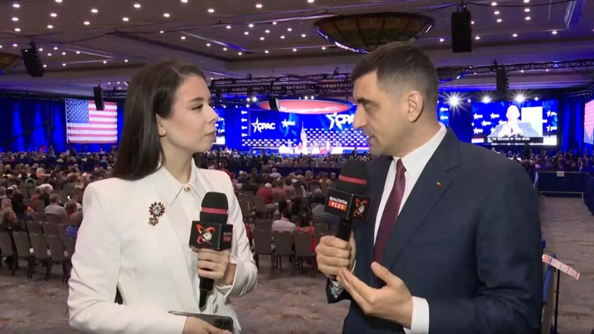 George Simion și Alessia Păcuraru
