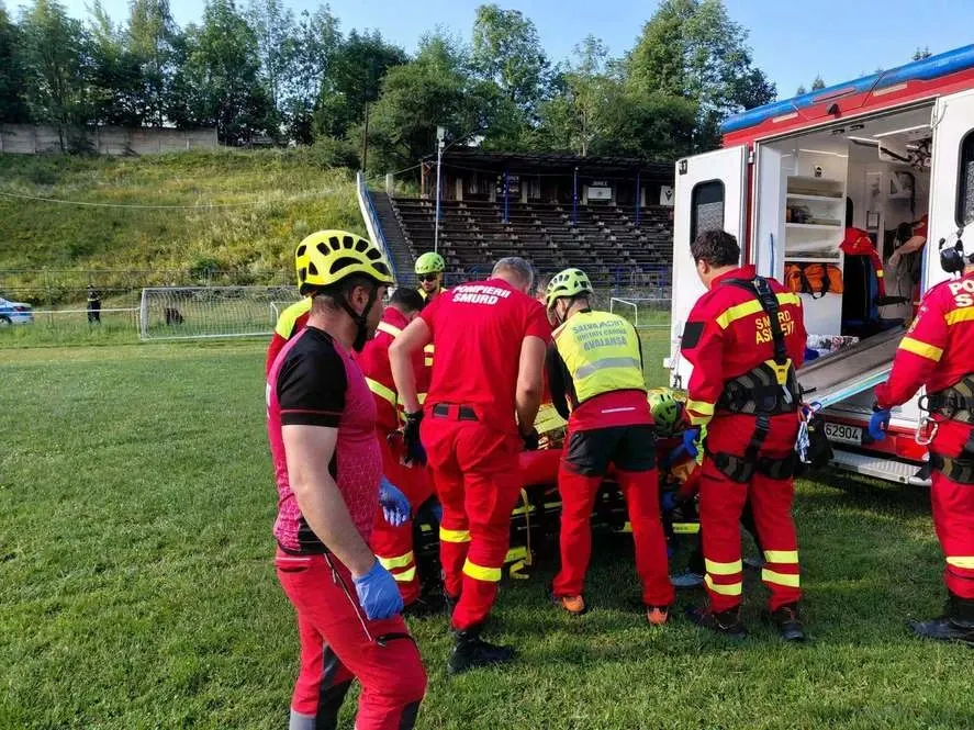 Intervenție alpiniști