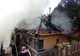 O bătrână a murit în casa cuprinsă de flăcări, la Colceag, în Prahova