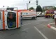 FOTO Ambulanţă cu pacient implicată într-un accident la Ploieşti! Trei persoane ranite!