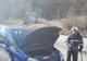 Autoturism cuprins de flăcări pe DN1, la Sinaia 