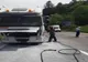 Cisternă în flăcări pe DN1, la ieșirea din Sinaia