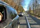 Cozi de mașini pe DN1, la intrare în Sinaia, din cauza unor lucrări de asfaltare  