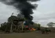 Incendiu violent la Bucov. Bazin cu 8 tone de bitum, cuprins de flăcări 
