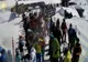 Cozi la telegondola din Sinaia. Vreme ideală pentru practicarea sporturilor de iarnă