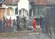 Accident pe  DN1A.  O maşină s-a răsturnat şi a ajuns într-o curte