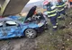 Imagini de la accidentul grav produs vineri în Prahova, în Vălenii de Munte și Drajna
