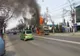 Ploieşti. Incendiu la o mașină de gunoi, în zona Democrației
