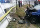 Trafic oprit pe DN 1B, în Prahova. O mașină a intrat într-o țeavă de gaze