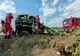 Accident pe Centura de Est a Ploieștiului. Trei răniți, inclusiv doi minori încarcerați, după ce o autoutilitară s-a izbit de copaci