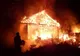 Casă mistuită de incendiu, la Breaza