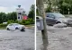Potop la Ploiești. Furtuna a înecat orașul în câteva minute, iar mai multe străzi au fost acoperite de apă - VIDEO
