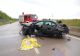 Accident pe DN1 la Comarnic. Două persoane au ajuns la spital!