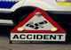 Accident pe DN1, la ieșire din Comarnic spre Posada. Trafic restricționat pe sensul de coborâre